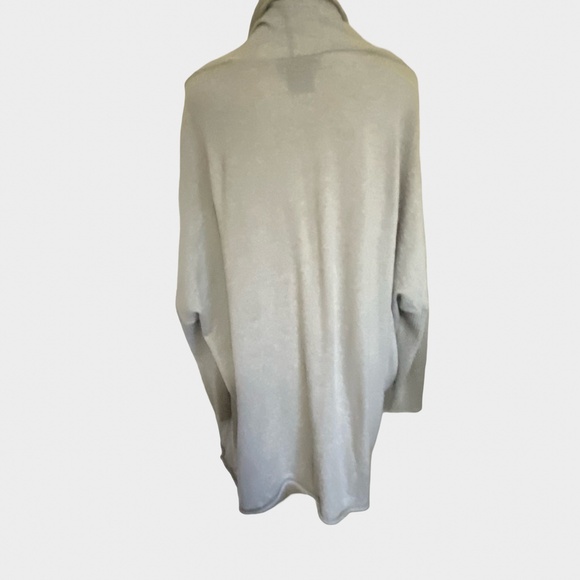 Toni T x Oska Light Grey Virgin Wool Open Dolman Sleeve Luxury Cardigan- Sz-3X - Picture 2 of 16